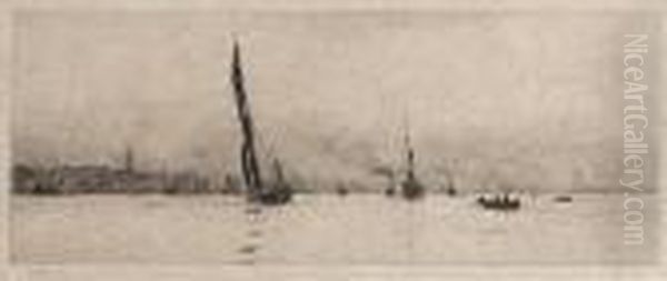 Off Gravesend - view 1