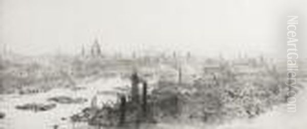 St Paul's Seen From Lambeth - view 1