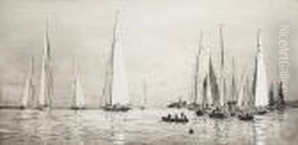 Yachting At Cowes - view 1