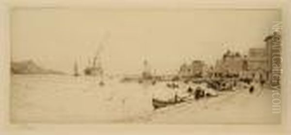 Fishing Boats In Villefranche Harbour - view 1