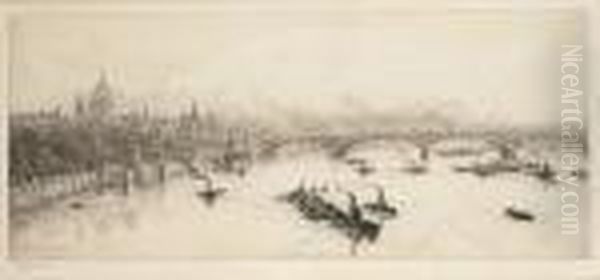 The City From Waterloo Bridge - view 1
