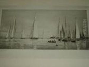 Yacht Racing At Cowes
