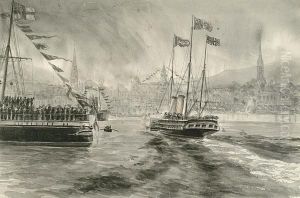 The Arrival Of The Royal Yacht Victoria And Albert Ii The Arrival Of The Royal Yacht Victoria And Albert Ii