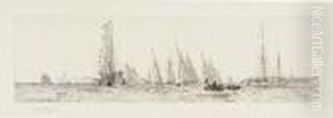 Cowes, With The Royal Yacht Victoria And Albert