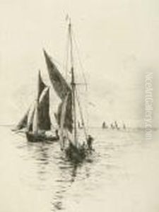 Medway Shrimpers by William Lionel Wyllie