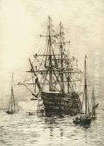 H.m.s. Victory by William Lionel Wyllie