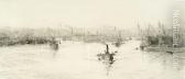 A Busy Harbour - view 1