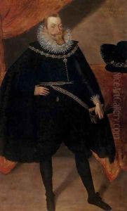 Portrait of Sigismund III Vasa, King of Poland by German Unknown Masters
