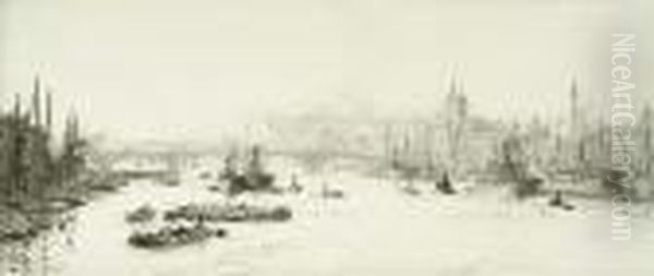 Shipping On The Thames - view 1