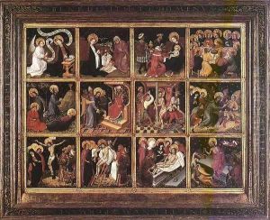 12 scenes from the Life of Christ by German Unknown Masters