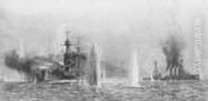 The Battle Of Jutland by William Lionel Wyllie