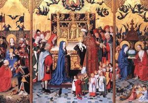 Altarpiece of the Seven Joys of Mary by German Unknown Masters
