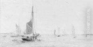 The 40 Ton Britannia by William Lionel Wyllie