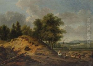 Landscape With Cattle Driver