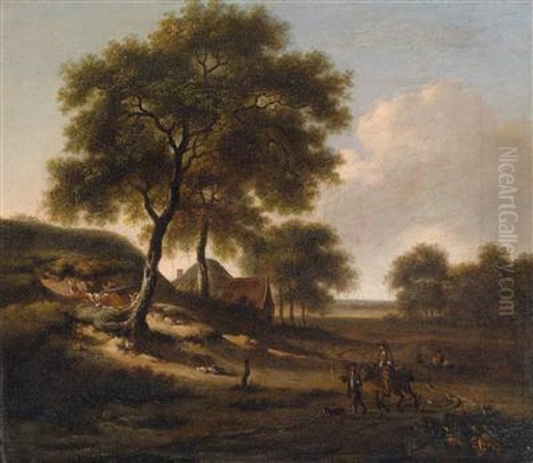 Baumbestandene Dunenlandschaft - view 1