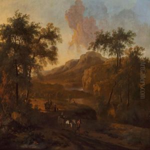 Travellers Along A River