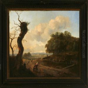Figures On A Road
