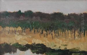 Na Skraju Lasu (pejzaz Streficzny) by Michael Gorstkin Wywiorski