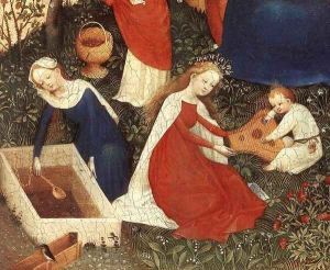 The Garden of Eden (detail) 2 by German Unknown Masters