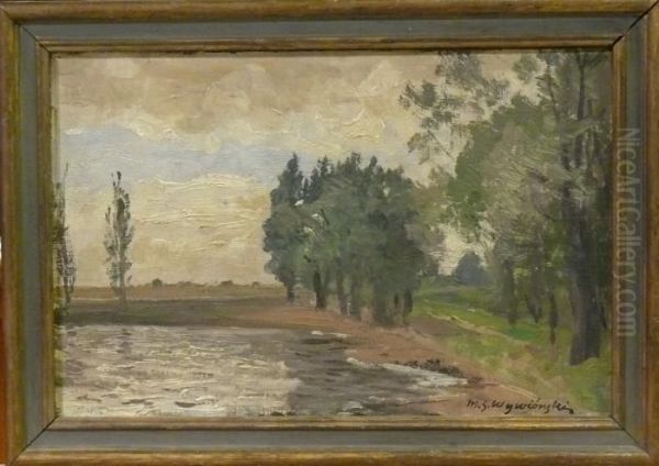 Landskap Med Traddungar. - view 1