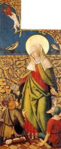 St Elizabeth Giving Bread and Wine to Beggars by German Unknown Masters