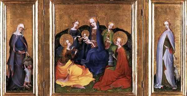 Triptych Madonna and Child with Saints - view 1