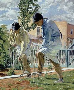 The Garden Makers, c.1925 by Walter Ufer