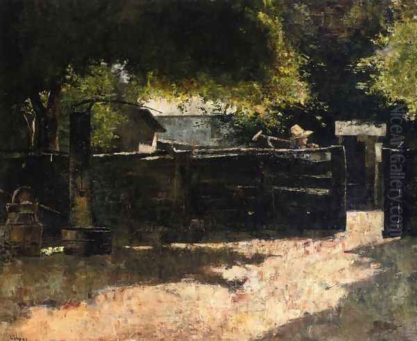 Farmyard with Well - view 1