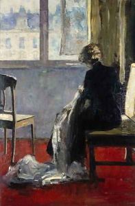 The Red Carpet, 1889 by Lesser Ury