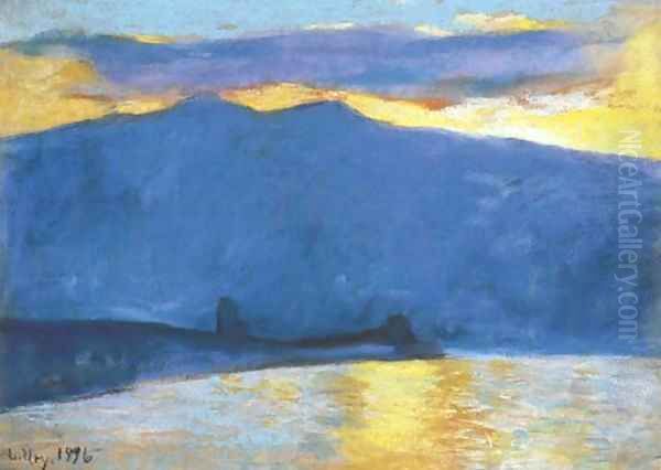 Sonnenaufgang am Gardasee - view 1