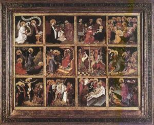 12 scenes from the Life of Christ 1450s