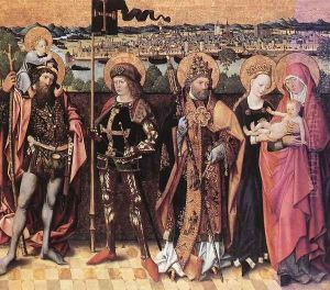 Sts Anne, Christopher, Gereon and Peter c. 1480