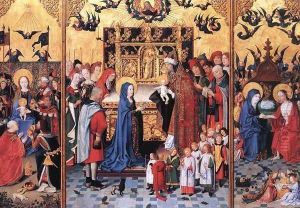 Altarpiece of the Seven Joys of Mary c. 1480 by German Unknown Master