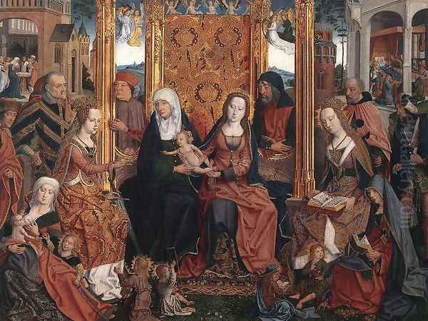 The Holy Kinship Altarpiece (central panel) 1505-10 - view 1