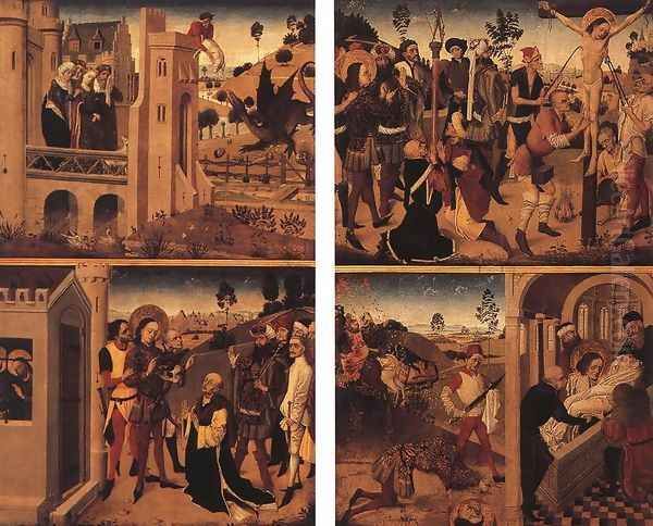 St George Altarpiece (detail) c. 1460 - view 1