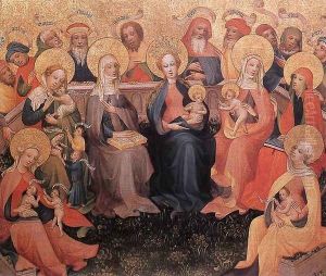 The Holy Kinship by German Unknown Master