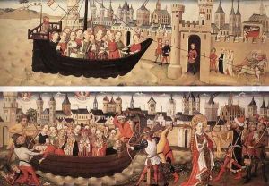 Scenes from the 'Small Ursula Cycle' by German Unknown Master