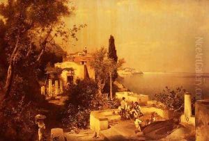 Les Pêcheurs Sur La Terrasse (The Fishermen on the Terrace)