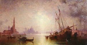 Venise - Vue De S. George by Franz Richard Unterberger