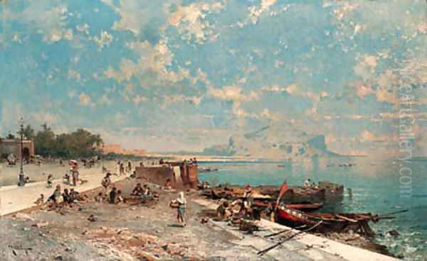Il Golfo di Napoli, da Mergellina - view 1