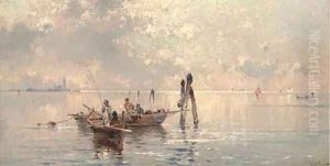 Learning to fish on the Lagoon, Venice