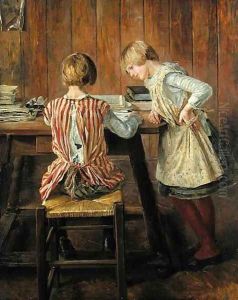 The Picture-Book, 1889 by Fritz von Uhde