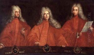 Portraits of Three Avogadri by Pietro Uberti