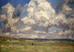 Summer Clouds over Gossfelden by Otto Ubbelohde