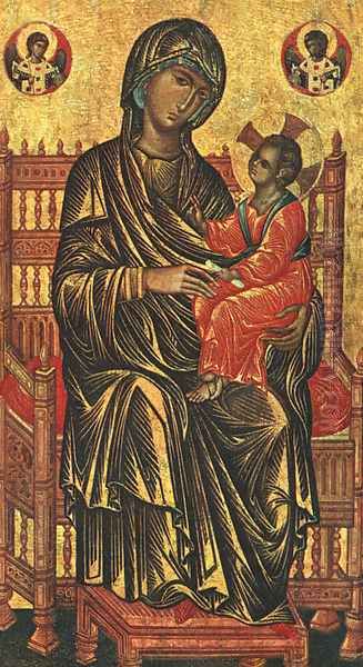 Enthroned Madonna and Child (13th Century) - view 1