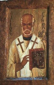 Icon of Saint Grigorii the Miracle-Worker (12th century)