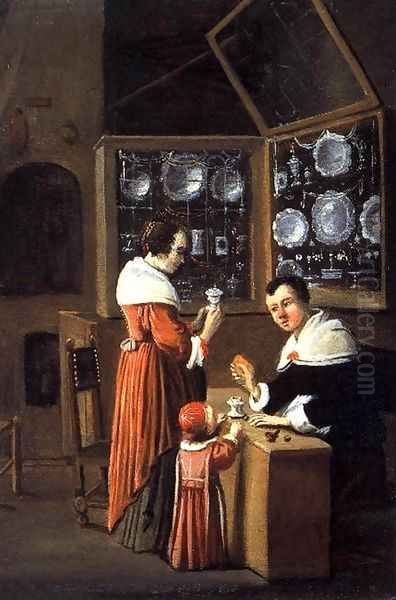 Interior of a Dutch Shop Selling Gold and Silver - view 1