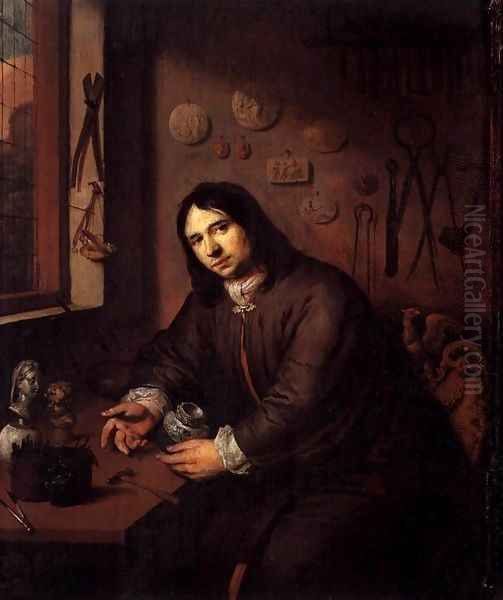 Portrait of a Silversmith in His Workshop - view 1
