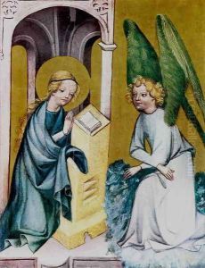 The Annunciation c. 1410 by Bohimian Unknown Masters