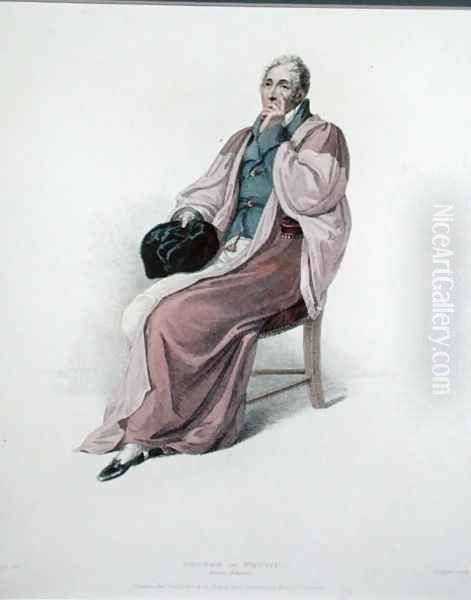 Doctor of Physic in full dress, engraved by J. Agar, published in R. Ackermanns History of Oxford, 1813 - view 1